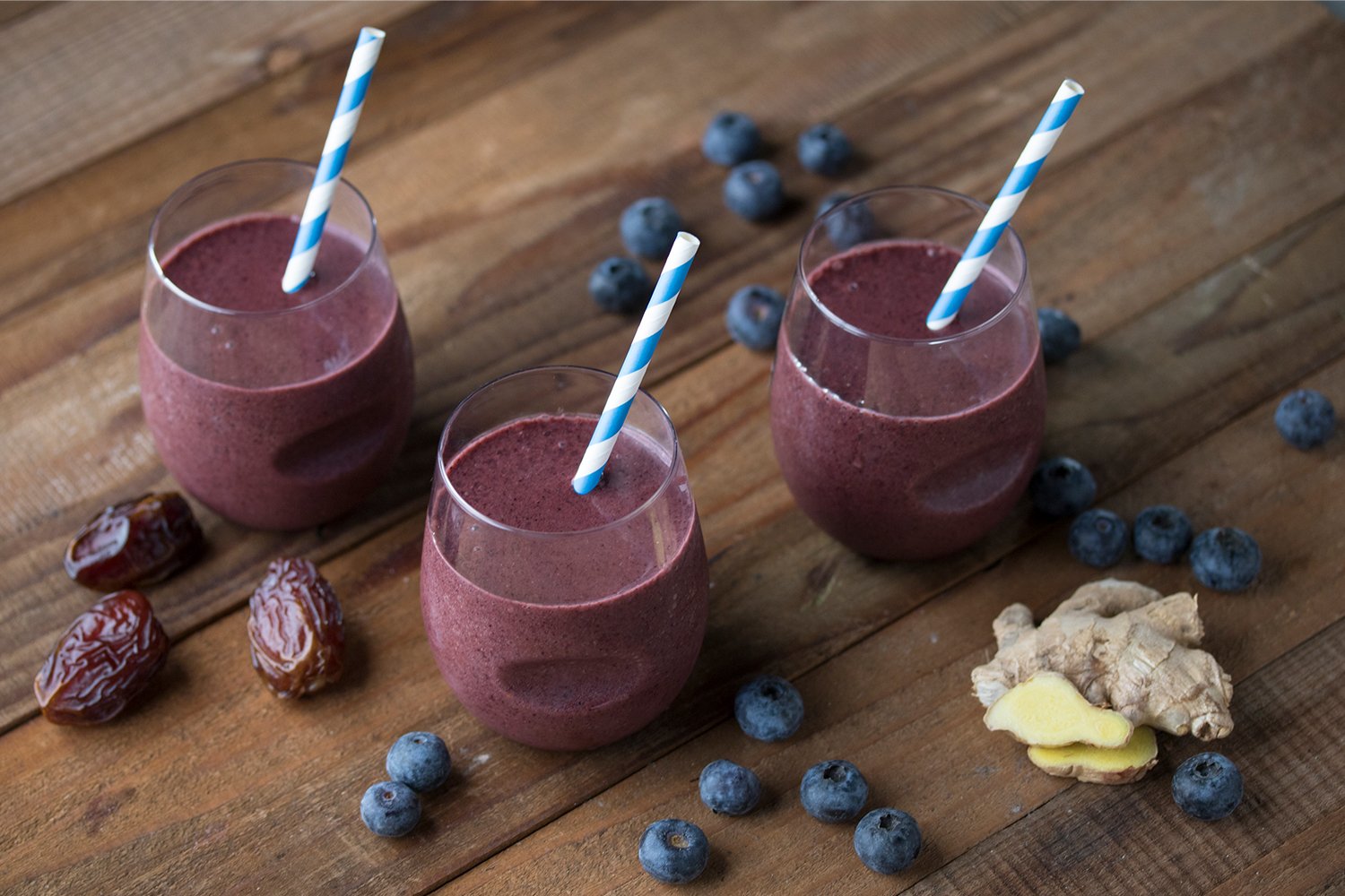 Blueberry Spinach Ginger Date Blueberry Spinach Ginger Date