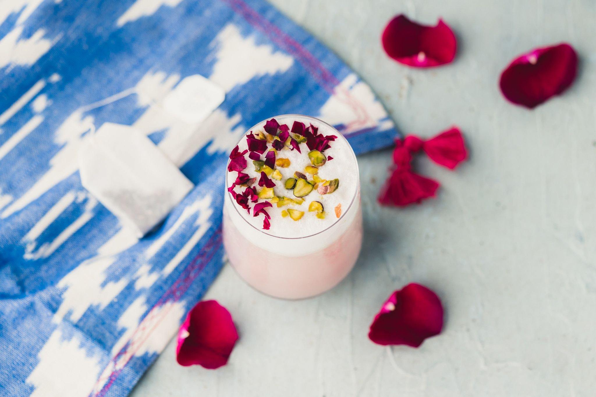 Hibiscus Tea Latte Hibiscus Tea Latte