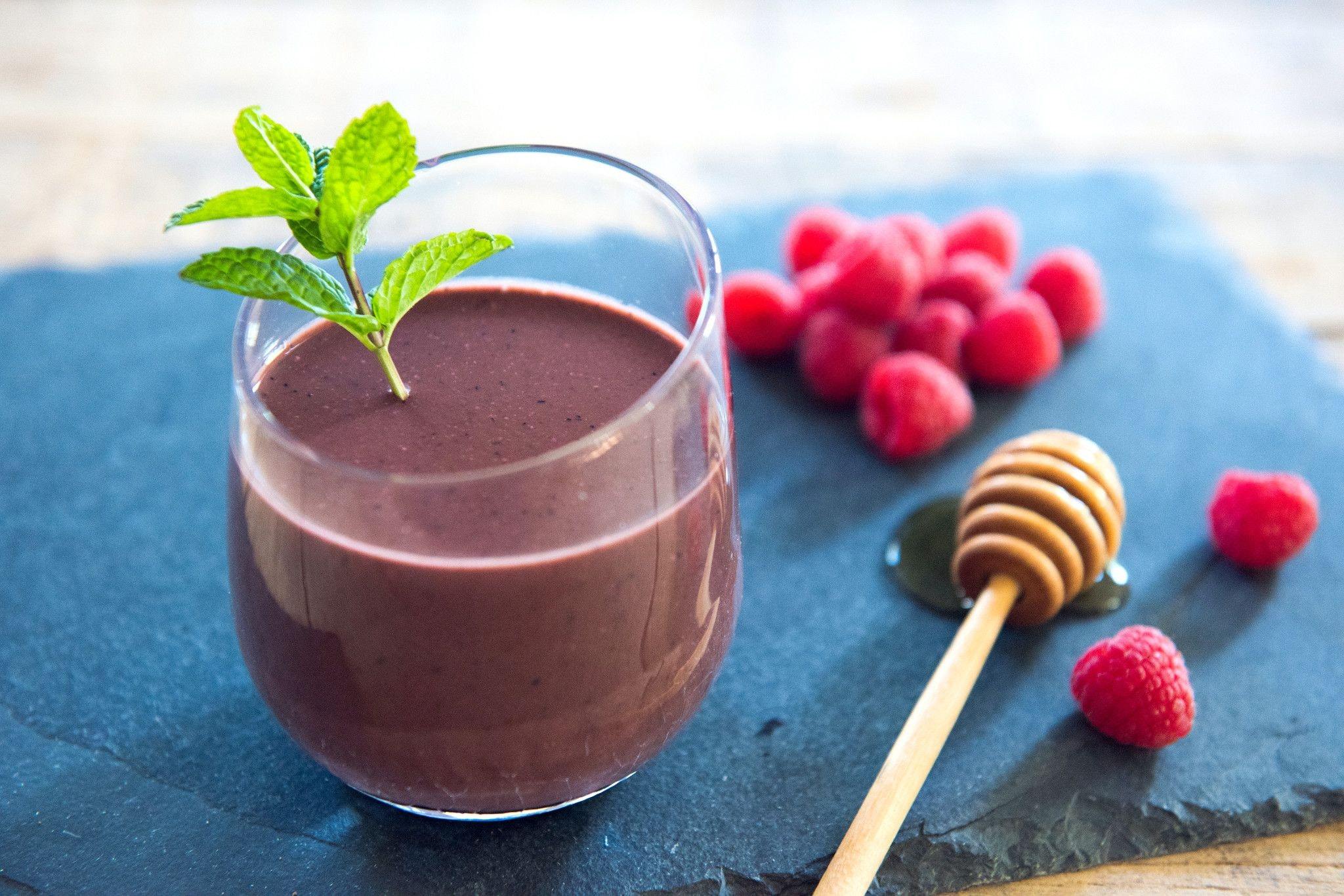 Raspberry Mint Smoothie Raspberry Mint Smoothie