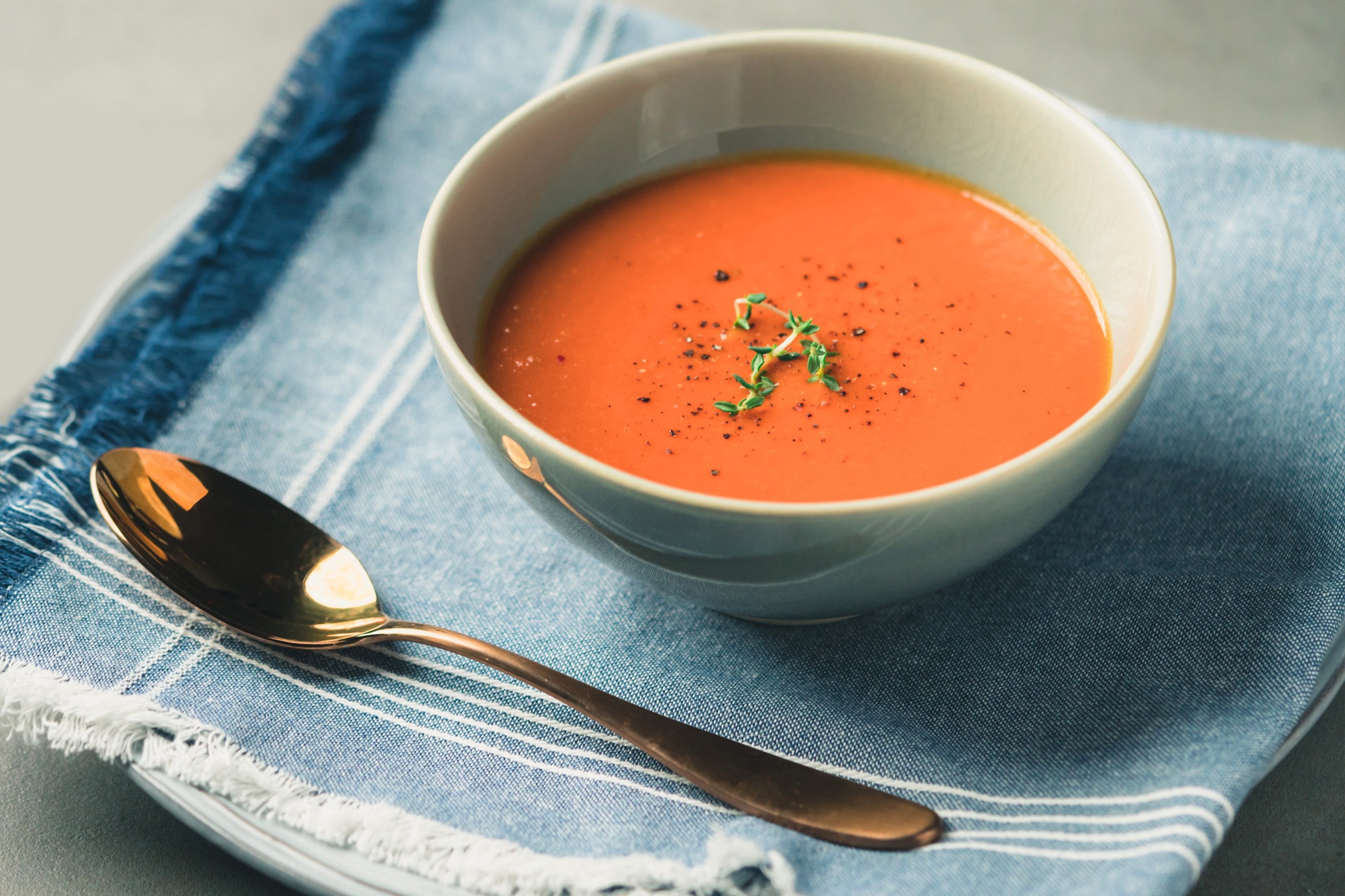 Roasted Red Pepper and Cauliflower Soup Roasted Red Pepper and Cauliflower Soup