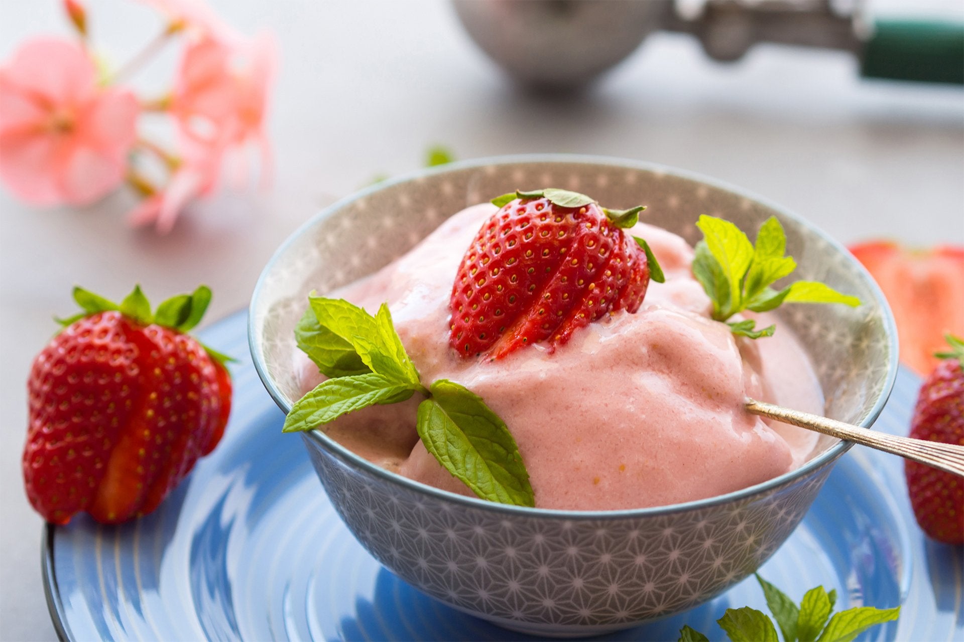 Strawberries n Cream Nice Cream Strawberries n Cream Nice Cream