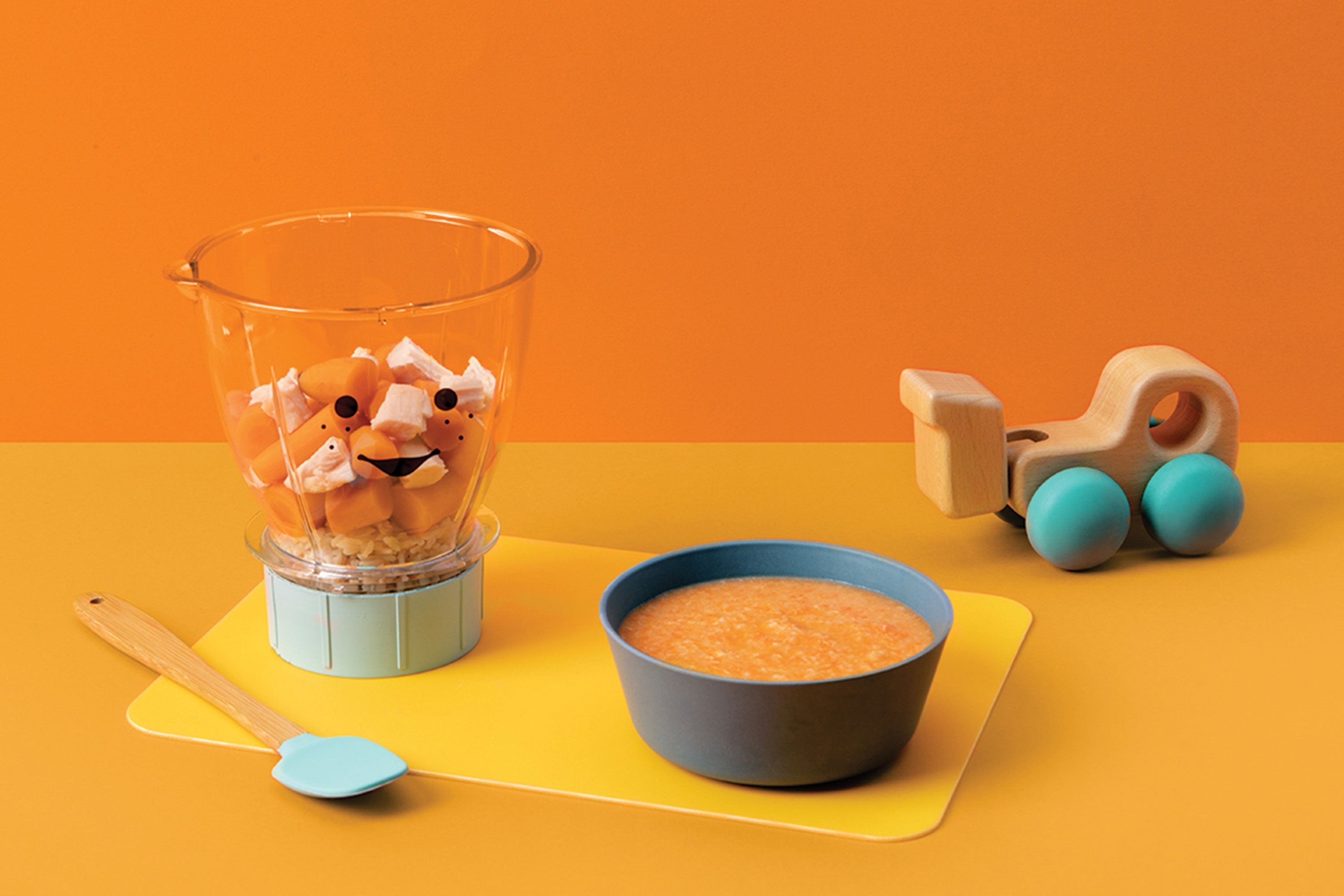 Chicken, Brown Rice, and Carrot Soup Chicken, Brown Rice, and Carrot Soup