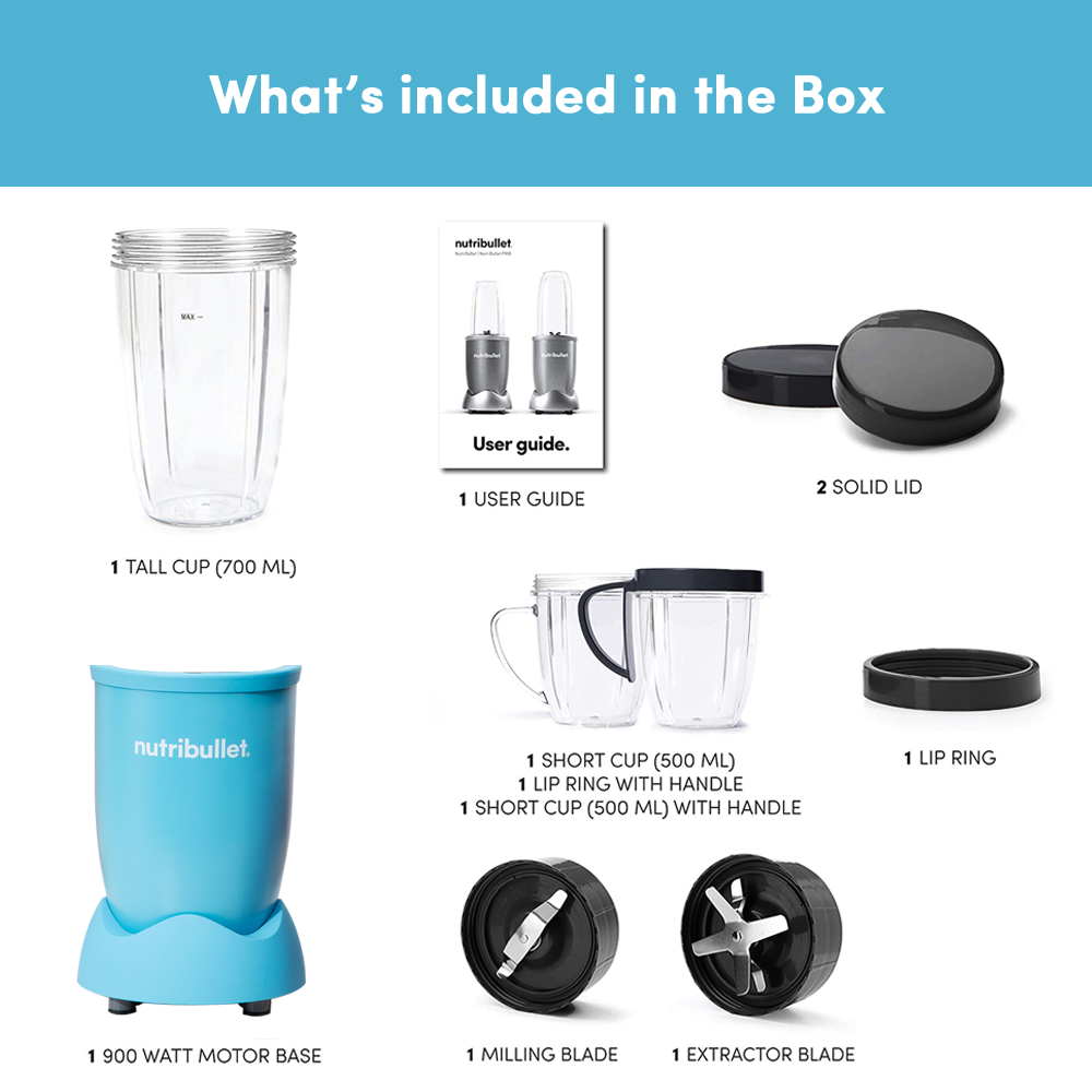 Renewed-NutriBullet Pro 900 Blender / Mixer / Smoothie Maker