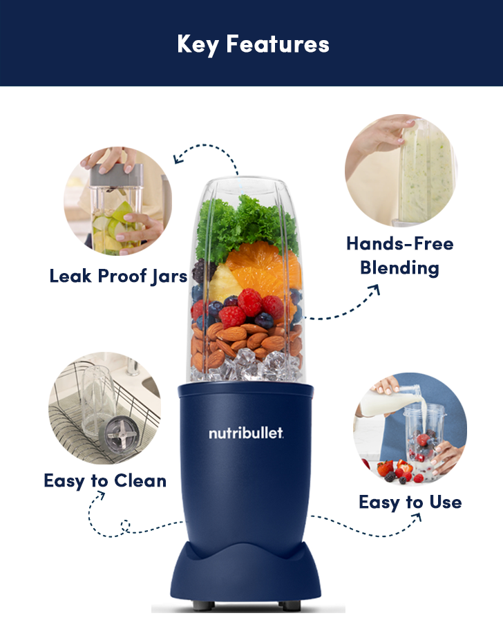 Renewed-NutriBullet Pro 900 Blender / Mixer / Smoothie Maker Renewed-NutriBullet Pro 900 Blender / Mixer / Smoothie Maker