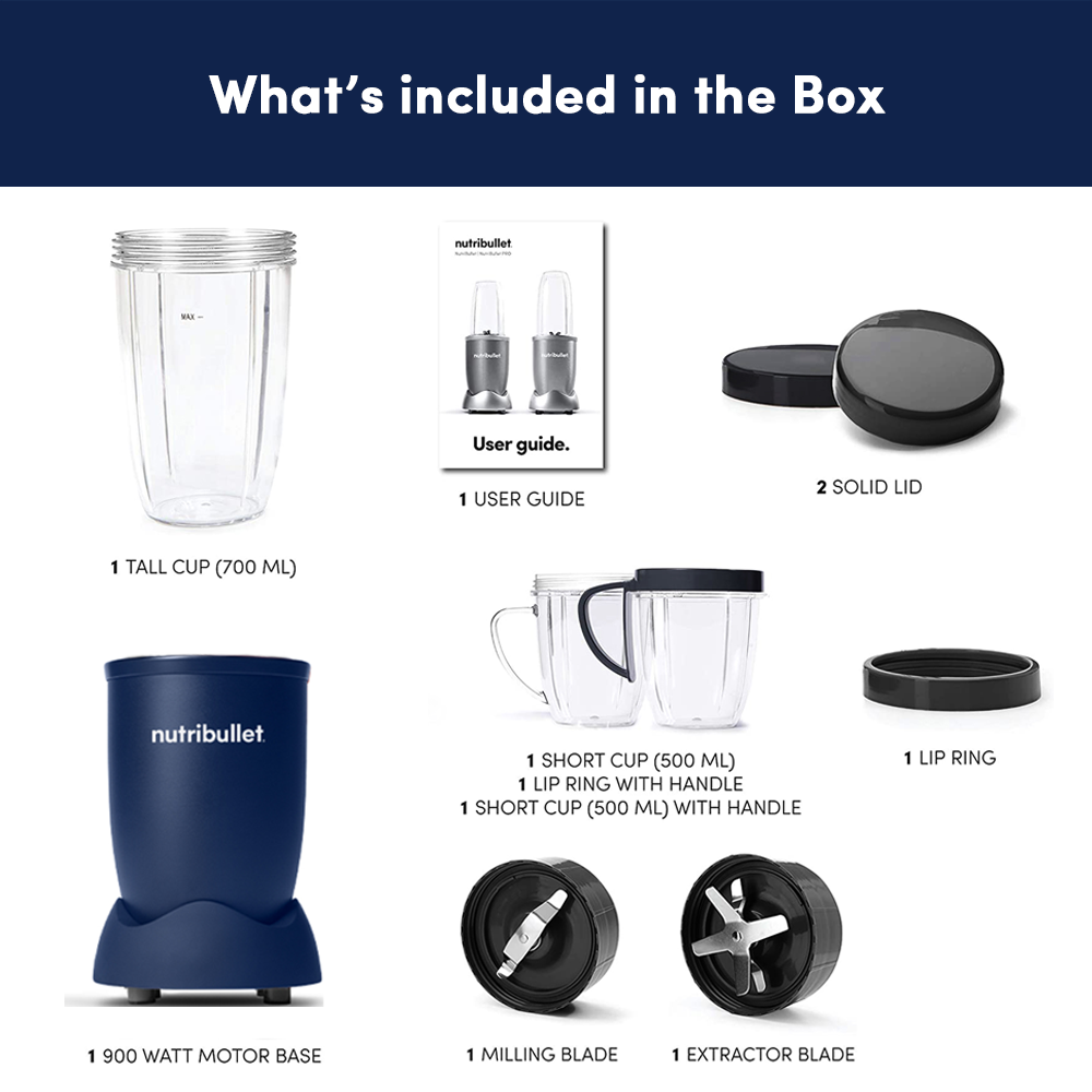 NutriBullet Pro 900 Blender / Mixer / Smoothie Maker NutriBullet Pro 900 Blender / Mixer / Smoothie Maker