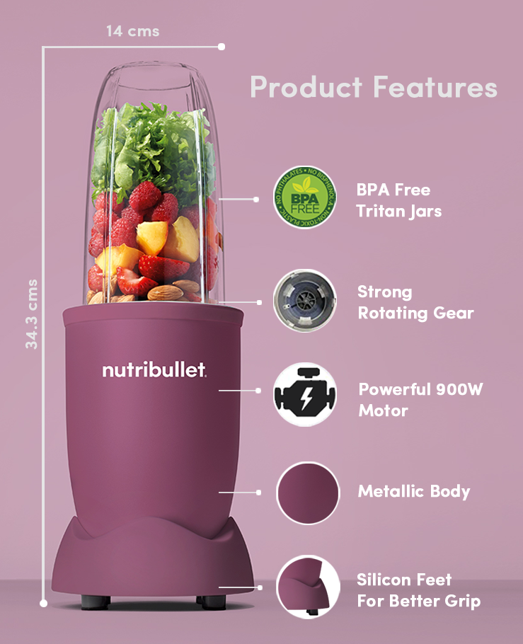 NutriBullet Pro 900 Blender / Mixer / Smoothie Maker NutriBullet Pro 900 Blender / Mixer / Smoothie Maker