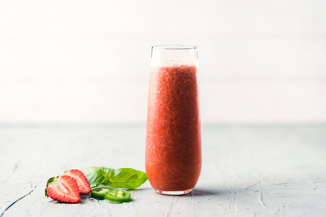 Strawberry Basil and Jalapeno Essence Water