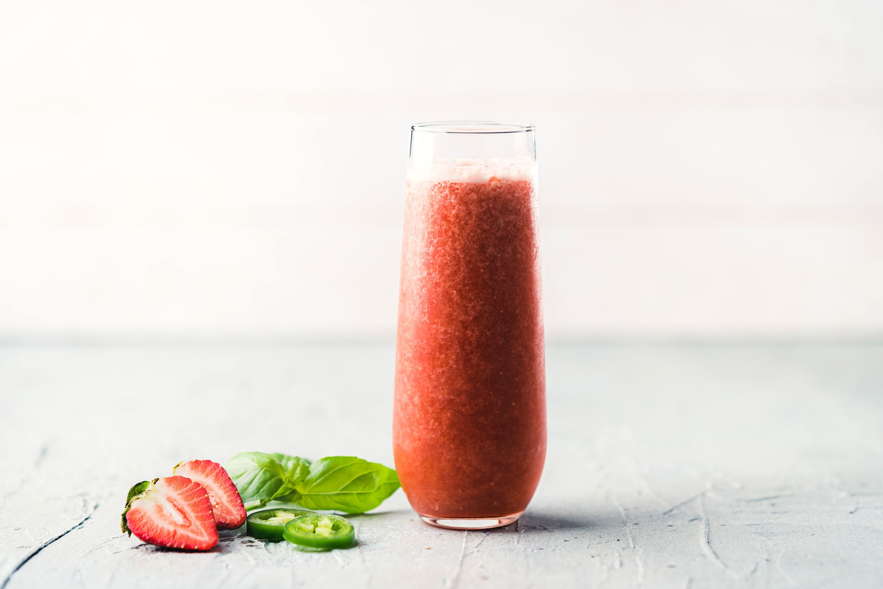 Strawberry Basil and Jalapeno Essence Water