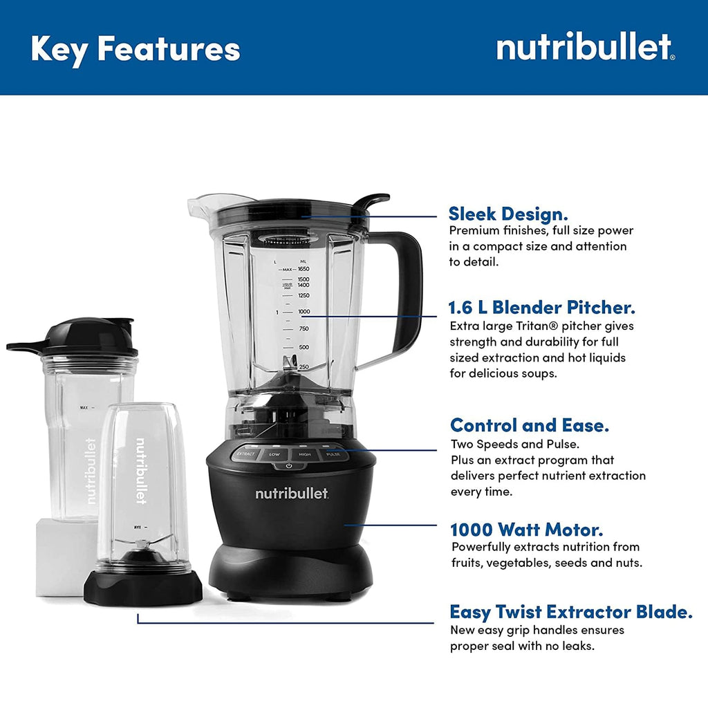 NutriBullet Blender Combo 1000 Blender / Mixer / Smoothie Maker