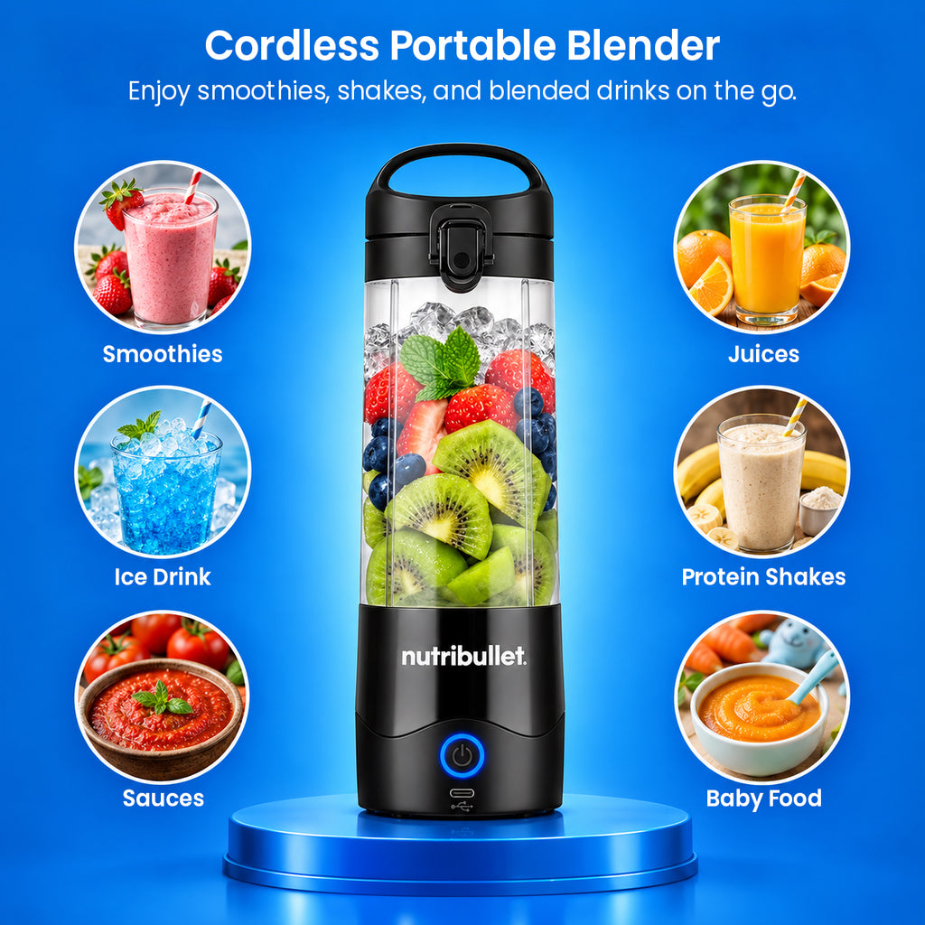 NutriBullet Portable 475ml Cordless Blender