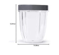 NutriBullet 18oz (500ml) Short Jar with Lip Ring - For 600 & 900 Series