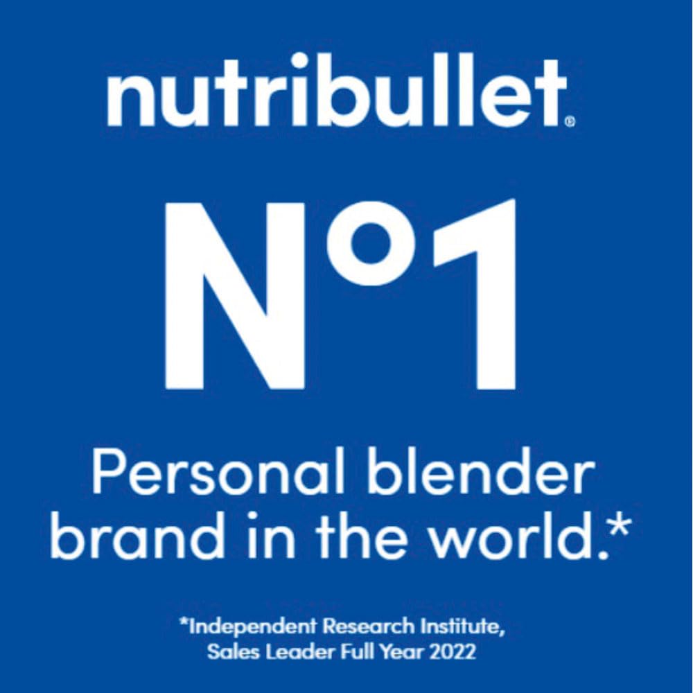 NutriBullet 18oz (500ml) Short Jar with Lip Ring - For 600 & 900 Series