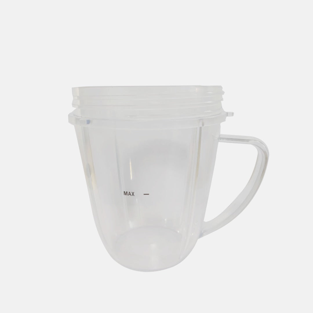 NutriBullet 18oz (500ml) SHORT CUP (with HANDLE) -For 600 & 900 Series