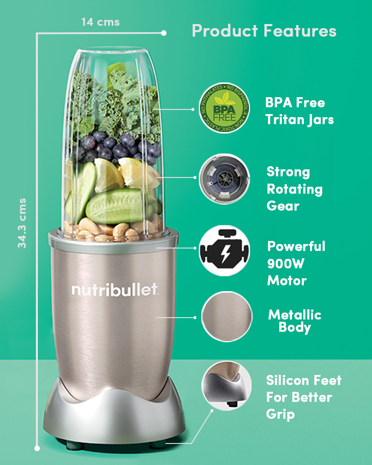 NutriBullet Pro 900 Blender / Mixer/ Smoothie Maker – Nutribullet